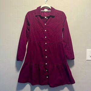 A-line Corduroy Dress